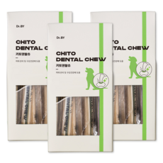 닥터바이 키토덴탈츄 강아지 덴탈 껌 키토산 치석 치태 입냄새 도움 양치껌, 84g, 3세트