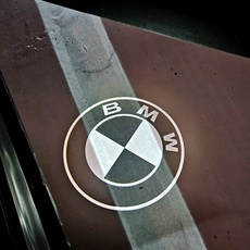 BMW 무변색 8K 유리 글라스 도어로고 라이트 1 2 3 4 5 6 7 8 시리즈 X1 X2 X3 X4 X5 X6 X7 IX3 호환 상품 도어라이트 도어등 LED F10 G30, 1세트, 02 컬러