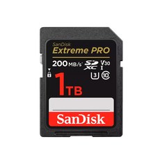 SANDISK 1TB Extreme PRO SDXC UHS-I U3 專業攝影 200MB 高速 記憶卡, 1個