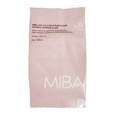 미바 왕쿠션 시즌3 리필25g 이온칼슘 파운데이션 쿠션 글로우, 23호 로지 베이지(리필), 1개