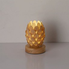 미니 스탠드 조명 책상 라탄 조광 등나무 무드등 거실 침대 독서등 북라이트 집게, 리모컨 스위치, 11x15