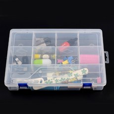 10칸 칸막이 미술용품 보관함 화구박스 미술 재료 휴대용 가방 물감 연필 색연필 수납 케이스