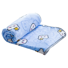 法蘭絨加厚寵物毛毯/睡墊, 藍熊，粉熊，恐龍，企鵝，胡蘿蔔，棕熊，皇冠, 1個