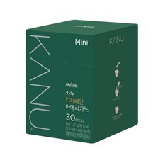 동서 맥심 카누 미니 디카페인 아메리카노 30T (1개 sty*860Pk, 1개