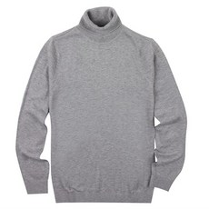 보스트로소매라인 디테일 롱터틀 니트 MWL17343