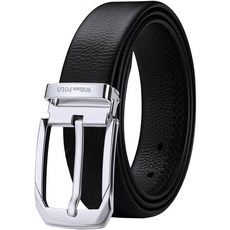 Williampolo 英皇保羅 優選真皮皮帶 男士高檔褲腰帶 皮帶 男款針釦頭層牛皮腰帶 簡約皮帶 真皮皮帶 真皮腰帶