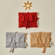 조셉앤스테이시 Lucky Pleats Knit Card Wallet Starry (ALL) 774856