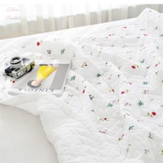 챌리나마켓 아이보리단품 150x200 순면누빔스프레드