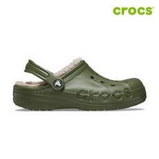 크록스 바야 라인드 클로그 공용 털샌들 205969-3TC_CA