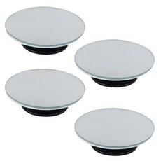 자동차 사각지대 백미러 광각 조절식 라운드 미러 역방향 보조 백미러 볼록 360 도 2-6, 4Pcs