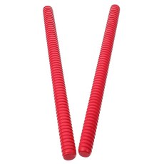 Ibasenice Lummi 리듬 스틱 나무 타악기 레드 골지 뮤지컬 스틱 인지 발달 및 창의적인 놀이를 위한 2개, Ibasenice Lummi 리듬 스틱 나무 타악기 레