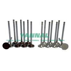 상하이 SR14M-B6용 교체 디젤 엔진 예비 부품 흡기 밸브 및 S00002885+07+S00002886+05