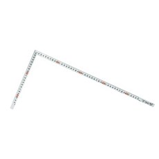 Shinwa 鶴龜 雙面角尺 1尺6寸/45公分 薄型 曲尺 34510, 1個