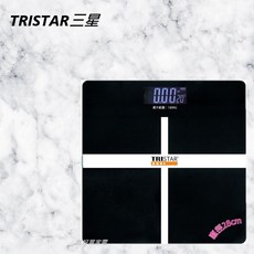 TRISTAR三星 USB充電式輕薄電子體重計TS-H111，高質感輕巧設計，精準測量，USB充電, 1個