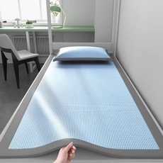 쿨매트 여름 쿨링매트 아이스실크 침대패드 냉감, 24. 파랑색/180x200 아이스실크 돗자리