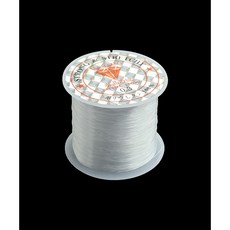 패션스타트 수선용 폴리 플레인 투명사(투명실) 0.3mm, 1개, 투명