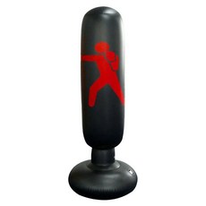 펀치 체육관 운동 행사 킥 복싱 태권도 120Cm 풍선 백 Pvc 가방 성인 훈련 스트레스 완화 샌드백 홈 Sanshou, 155cm Black2, 1개