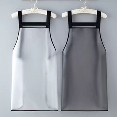 아이엠판다 우레탄 방수 앞치마 75cm, 반투명 화이트, 1개