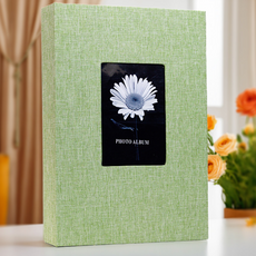 씨피다이 대용량 포켓식 패브릭 포토 메모 사진 앨범, 300매, 그린
