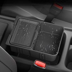 윙가디움 PV5 실리콘 콘솔트레이 정리함 수납함 간편세척 완전방수 2단, PV5 실리콘 콘솔트레이(블랙), 블랙