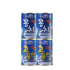 [유동] 꽁치 400g x2개 +고등어 400g x2개, 1개