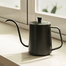 KALDIN 咖啡手沖壺 600ml, 黑色, 1組