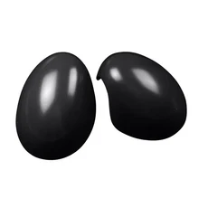 미니 쿠퍼 F54 용 2 개/대 2019 년 7 월 이전 자동차 외부 후면보기 미러 커버 스티커 액세서리, 09 Black, 01 With Light Hole, 02 Right Hand Drive