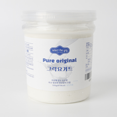 셀렉더요그 플레인 무가당 그릭요거트, 500g, 1개