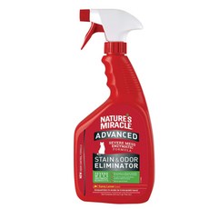 8in1 自然奇蹟 貓用活氧酵素去漬除臭噴劑 防抓咬噴劑 去漬除臭消臭 寵物清潔, 1個, 貓/去漬除臭噴劑(清新香味)32oz, 946ml