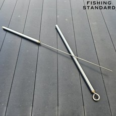 피싱스탠다드 스테인레스 지렁이 꽂이 바늘 개불 청개비 혼무시 미끼 바늘꿰미 스테인레스 304, 1개, 실버