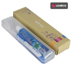 페리오 엘지 치약 칫솔 세트 휴대용 여행 양치 케이스, 10개, 50ml