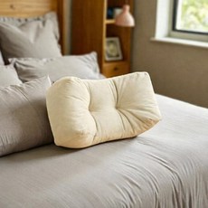 폭신한 등쿠션 의자 등받이 베개 허리 쿠션 DD-13396 su0+1254sc, 오트밀