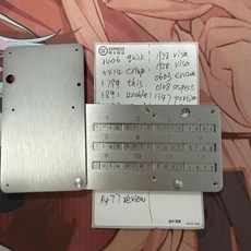 비트코인 지갑 금속 스지 콜드월렛 플레이트, 럭키 박스 S1 (블랙 레터), 1GB