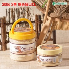 극산 청국장 가루 냄새 안나는 맛있는 청국장 찌개 천국장, 300g, 2개