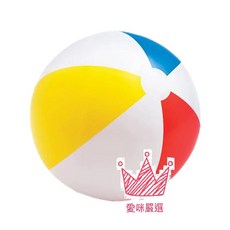 4色沙灘球(台灣現貨)吹氣海灘球 充氣玩具球 沙灘球 充氣球 佳泡泡球 造型球 海邊 海灘 兒童球 海灘球 沙灘球 游泳, 1個