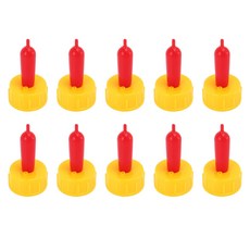 10pcs 우유 음료 젖꼭지 실리콘 젖꼭지 젖꼭지를위한 젖꼭지 양고기 양고기 강아지 새끼 송아지 송아지 송아지 스프라이트 코크스 병에 쉬운 나사