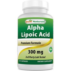 베스트 내추럴 알파 리포산 300 mg 120 캡슐, 120정, 1개