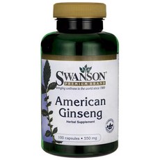SWANSON 斯旺森 西洋蔘膠囊 550mg, 1組, 100顆