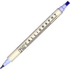 오타케 ZIG 메모리 시스템 붓글씨 영어 라벤더 MS-3400-803