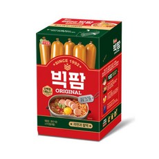 롯데햄 빅팜 1200g(60gX20개) 간식 소시지 키스틱 간식 어린이 주전부리 맥주안주, 60g, 20개