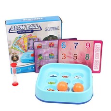 입으로 공 옮기기 협동놀이 3세 보드게임 집콕 돌봄교실 점수내기 초등선물