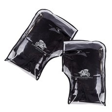 오토바이 두툼한 방한토시 따듯한 핸들토시 스쿠터 배달대행 겨울용품, 차콜블랙 도톰토시 + 방수비닐커버