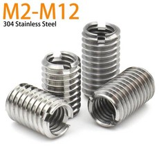 1/2/3/5/10pcs M2-M12 스테인레스 스틸 Sotted 내부 외부 셀프 태핑 스레드 삽입 어댑터 나사 너트 슬리브, 20 M10xM16 (1pc), 06 length 25mm