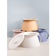 캠핑 요강 이동식 변기 간이 휴대 화장실, 2_2.5L 대형 북유럽 블루