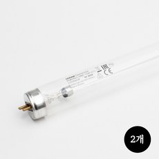 필립스 UV 자외선 살균램프 15W G15T8, 2개, 15W (G15T8)