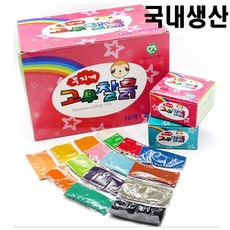 무지개 고무찰흙 16색 20개 1갑 1(개) 4816 PC