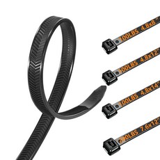 NaabYadMai 튼튼한 지퍼 타이 모음 200팩 - 200 x 30.5cm(7.6 12인치) (80개 90.7kg(200파운드)) 12 20.3cm(4.8 8인치) / 3