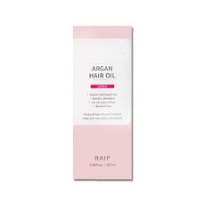 韓國RAIP-R3菁粹摩洛哥堅果油免沖洗滋養柔順香氛護髮油100ml/盒-浪漫花香(粉), 1個, 100ml, 浪漫花香(粉)