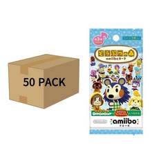 동물의숲 아미보카드 3탄 1박스 50팩, 1개