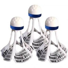 台灣熱銷 2025新款爆款發光羽毛球戶外防風耐打高彈力塑料膠訓練球打不爛夜光高彈力抗風, 1個, 进口材料耐磨款【3个装】绿色款,防狂风发光羽毛球【持久耐航】